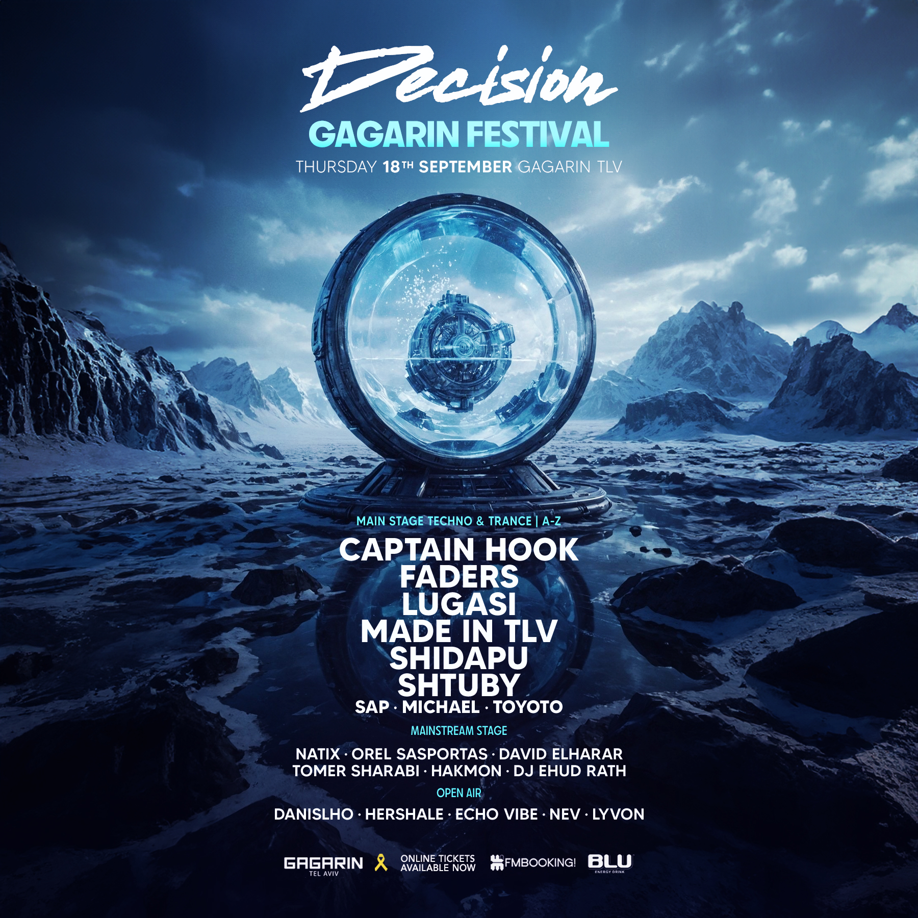 DECISION GAGARIN FESTIVAL 3 STAGES